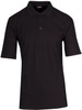 P212HS Mens Regular Pique Knit Polo Black