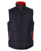 3ACV JB's Wear Puffer Contrast Vest Black/Red