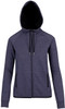 F360UN Ladies/Junior Cotton/Bonded Polar Fleece Hoodie Navy Heather