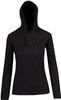 F392LD Ladies Fusion T-Shirt Hoodie Black F392LD Ladies Fusion T-Shirt Hoodie Black