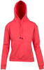 TH22UN Ladies/Junior Kangaroo Pocket Hoodie Coral Red