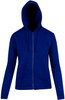 TZ66UN Ladies/Juniors Zipper Hoodies with Pocket Royal Blue