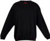 TP212S Adult Poly Cotton Fleece Sloppy Joe Black TP212S Adult Poly Cotton Fleece Sloppy Joe Black