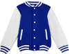 F160BB Babies Varsity Jacket Royal/White
