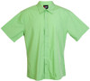 S003MS Mens Short Sleeve Shirts Lime