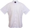 S003MS Mens Short Sleeve Shirts White