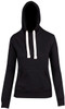 FP88UN Ladies/Juniors Heavy Fleece Hoodie Black