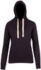 FP88UN Ladies/Juniors Heavy Fleece Hoodie New Charcoal