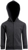 F100ZZ  Fleece Baby Zip Hoodie Dark Marl