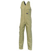 3121 DNC Cotton Drill Action Back Overall Khaki