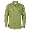 3202 DNC Cotton Drill Work Shirt Long Sleeve Khaki 3202 DNC Cotton Drill Work Shirt Long Sleeve Khaki