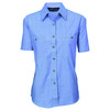 4105 DNC Ladies Cotton Chambray Shirt Short Sleeve Chambray 4105 DNC Ladies Cotton Chambray Shirt Short Sleeve Chambray