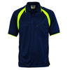5216 DNC Coolbreathe Contrast Polo Short Sleeve Navy/Yellow 5216 DNC Coolbreathe Contrast Polo Short Sleeve Navy/Yellow