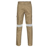 3319 DNC Cotton Drill Cargo Pants With 3M Reflective Tape Regular Khaki 3319 DNC Cotton Drill Cargo Pants With 3M Reflective Tape Regular Khaki