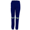 3328 DNC Ladies Cotton Drill Pants With 3M Reflective Tape Navy 3328 DNC Ladies Cotton Drill Pants With 3M Reflective Tape Navy