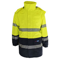 3467 DNC HiVis FR & HRC2 D/N Rain Jacket Yellow/Navy 3467 DNC HiVis FR & HRC2 D/N Rain Jacket Yellow/Navy
