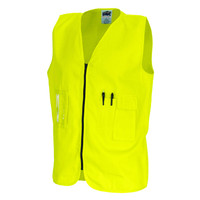 3808 DNC Daytime Cotton Safety Vests Yellow 3808 DNC Daytime Cotton Safety Vests Yellow