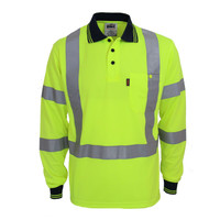 3710 DNC Hi-Vis "X' Back & Bio-motion Taped Polo Yellow 3710 DNC Hi-Vis "X' Back & Bio-motion Taped Polo Yellow