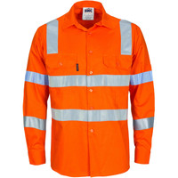 3743 DNC Hi Vis D/N L/W Cotton Shirt Orange 3743 DNC Hi Vis D/N L/W Cotton Shirt Orange