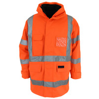 3572 DNC HiVis "6 in 1" Breathable rain jacket Biomotion Orange 3572 DNC HiVis "6 in 1" Breathable rain jacket Biomotion Orange