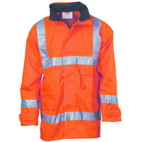 3871 DNC HiVis D/N Breathable Rain Jacket with 3M R/Tape Orange 3871 DNC HiVis D/N Breathable Rain Jacket with 3M R/Tape Orange