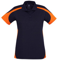 P401LS Ladies Talon Polo Navy/Orange P401LS Ladies Talon Polo Navy/Orange