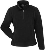 F10520 Ladies Trinity 1/2 Zip Pullover Black F10520 Ladies Trinity 1/2 Zip Pullover Black