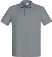P011MS Byron Mens Polo Silver P011MS Byron Mens Polo Silver
