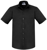 S770MS Mens Monaco Short Sleeve Shirt Black S770MS Mens Monaco Short Sleeve Shirt Black