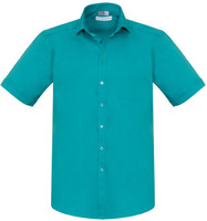 S770MS Mens Monaco Short Sleeve Shirt Teal S770MS Mens Monaco Short Sleeve Shirt Teal
