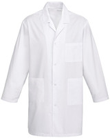 H132ML Unisex Classic Lab Coat White H132ML Unisex Classic Lab Coat White