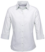 S29521 Ladies Ambassador 3/4 Sleeve Shirt Silver Grey S29521 Ladies Ambassador 3/4 Sleeve Shirt Silver Grey