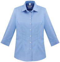 S912LT Ladies Regent ¾/S Shirt Blue S912LT Ladies Regent ¾/S Shirt Blue