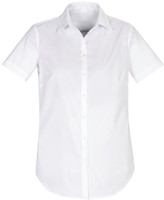 S016LS Camden Ladies Short Sleeve Shirt White S016LS Camden Ladies Short Sleeve Shirt White
