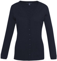 LC417L Ladies Milano Cardigan Navy LC417L Ladies Milano Cardigan Navy