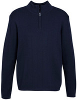 WP10310 Mens 80/20 Wool-Rich Pullover Navy WP10310 Mens 80/20 Wool-Rich Pullover Navy