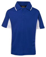 7PP3 JB's Wear Kids Contrast Polo Royal/White 7PP3 JB's Wear Kids Contrast Polo Royal/White