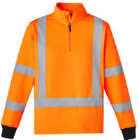 Syzmik Workwear ZT660 Unisex Hi Vis X Back Rail Jumper Orange Syzmik Workwear ZT660 Unisex Hi Vis X Back Rail Jumper Orange