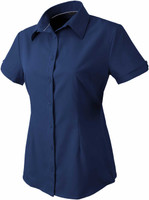 2135S Stencil Candidate Ladies S/S Shirt Navy 2135S Stencil Candidate Ladies S/S Shirt Navy