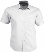 2053 Stencil Inspire Mens S/S Shirt Grey 2053 Stencil Inspire Mens S/S Shirt Grey