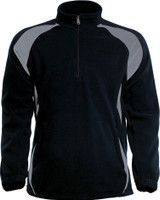 CJ1050 1/2 Zip Sports Pullover Black/Grey CJ1050 1/2 Zip Sports Pullover Black/Grey