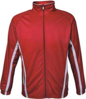 CJ1457 Unisex Elite Sports Track Jacket Red/White CJ1457 Unisex Elite Sports Track Jacket Red/White