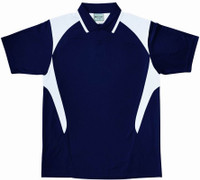 CP1215 Unisex Adults Honey Comb Contrast Panel Polo Navy/White CP1215 Unisex Adults Honey Comb Contrast Panel Polo Navy/White