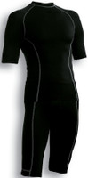 CT0983 Bocini Performance Wear - Ladies/Kids S/S Performance Top Black CT0983 Bocini Performance Wear - Ladies/Kids S/S Performance Top Black
