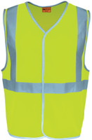 SJ0323 Bocini Adults Hi-Vis Vest With Crossing Tape Yellow SJ0323 Bocini Adults Hi-Vis Vest With Crossing Tape Yellow