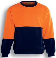 SJ0381 Bocini Adults Hi-Vis Sloppy Joe Orange/Navy SJ0381 Bocini Adults Hi-Vis Sloppy Joe Orange/Navy