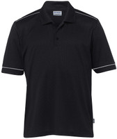DGMP Gear For Life Dri Gear Matrix Polo - Mens Black/Aluminium DGMP Gear For Life Dri Gear Matrix Polo - Mens Black/Aluminium