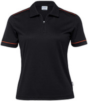 WDGMP Gear For Life Dri Gear Matrix Polo - Womens Black/Pumpkin WDGMP Gear For Life Dri Gear Matrix Polo - Womens Black/Pumpkin