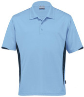 DGZP(W) Gear For Life Dri Gear Zone Polo Sky Blue/Navy DGZP(W) Gear For Life Dri Gear Zone Polo Sky Blue/Navy
