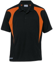 DGSP (IMPACT) Gear For Life Dri Gear Spliced Zenith Impact - Womens Polo Black/Pumpkin DGSP (IMPACT) Gear For Life Dri Gear Spliced Zenith Impact - Womens Polo Black/Pumpkin